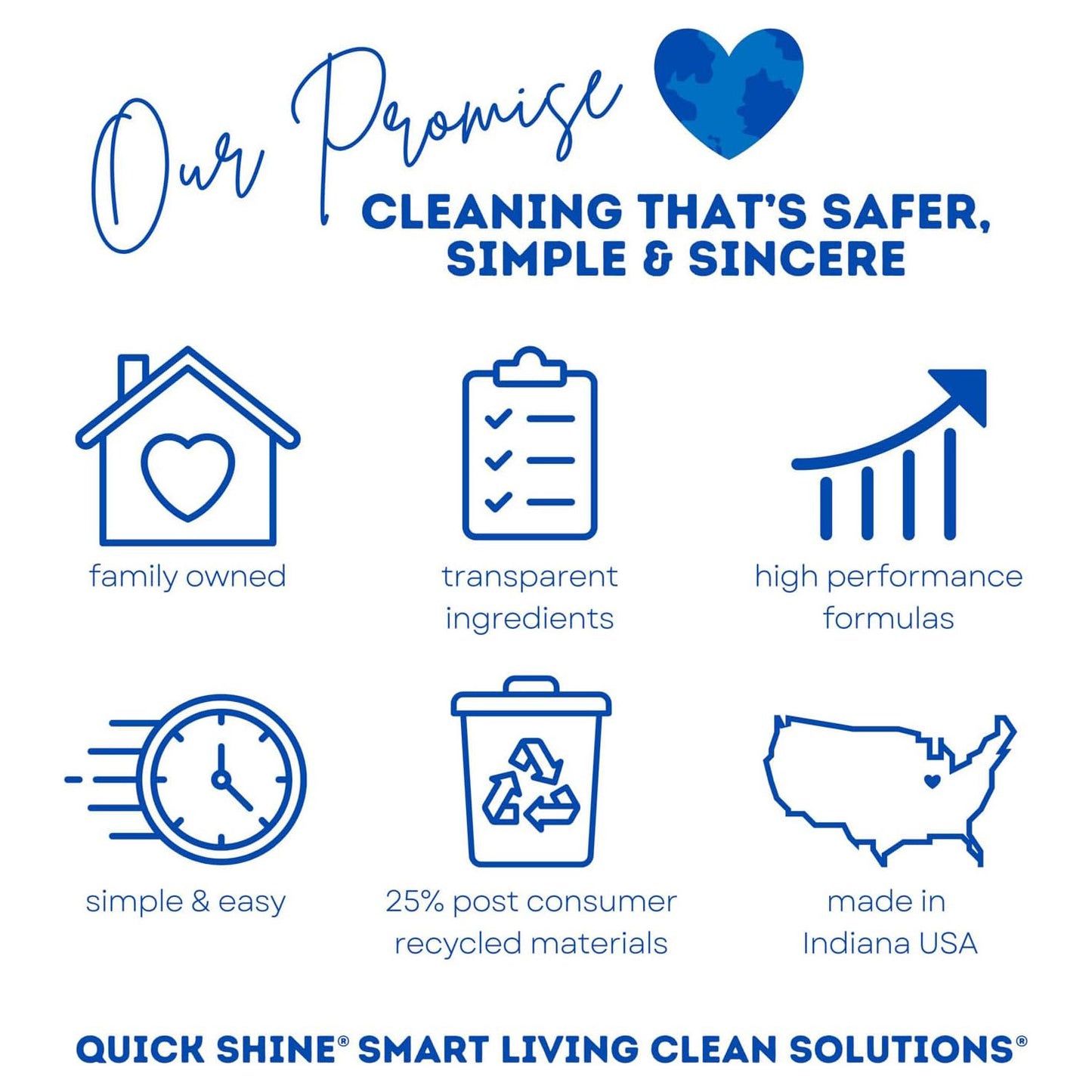 Quick Shine Multi Surface Floor Cleaner - 64 fl oz (1893mL)