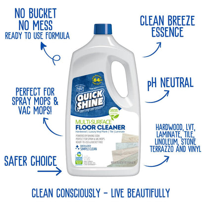 Quick Shine Multi Surface Floor Cleaner - 64 fl oz (1893mL)