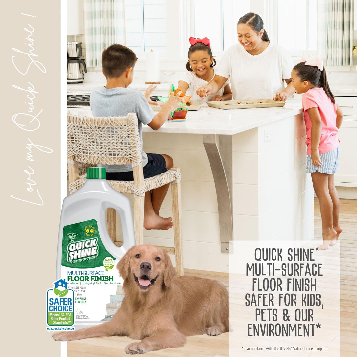 Quick Shine Multi Surface Floor Finish - 64 fl oz (1893mL)
