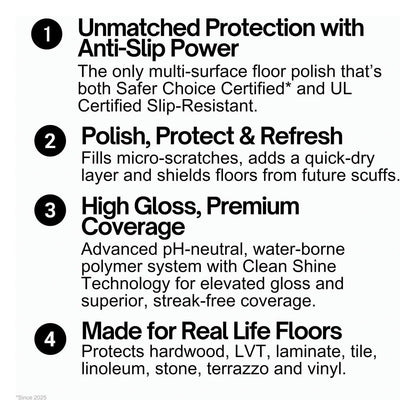 Quick Shine Multi Surface Floor Finish - 64 fl oz (1893mL)