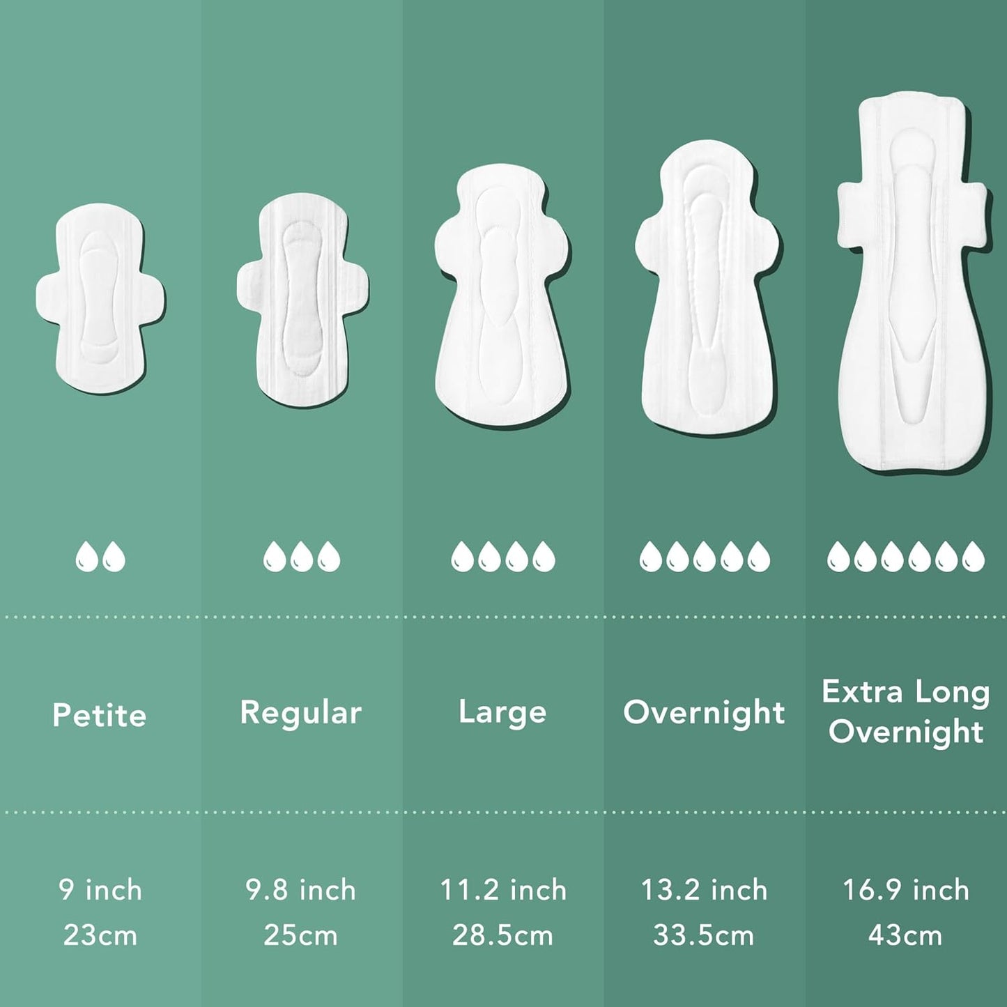 Rael Organic Cotton Cover Pads with Wings - Regular - Unscented - 56 Count