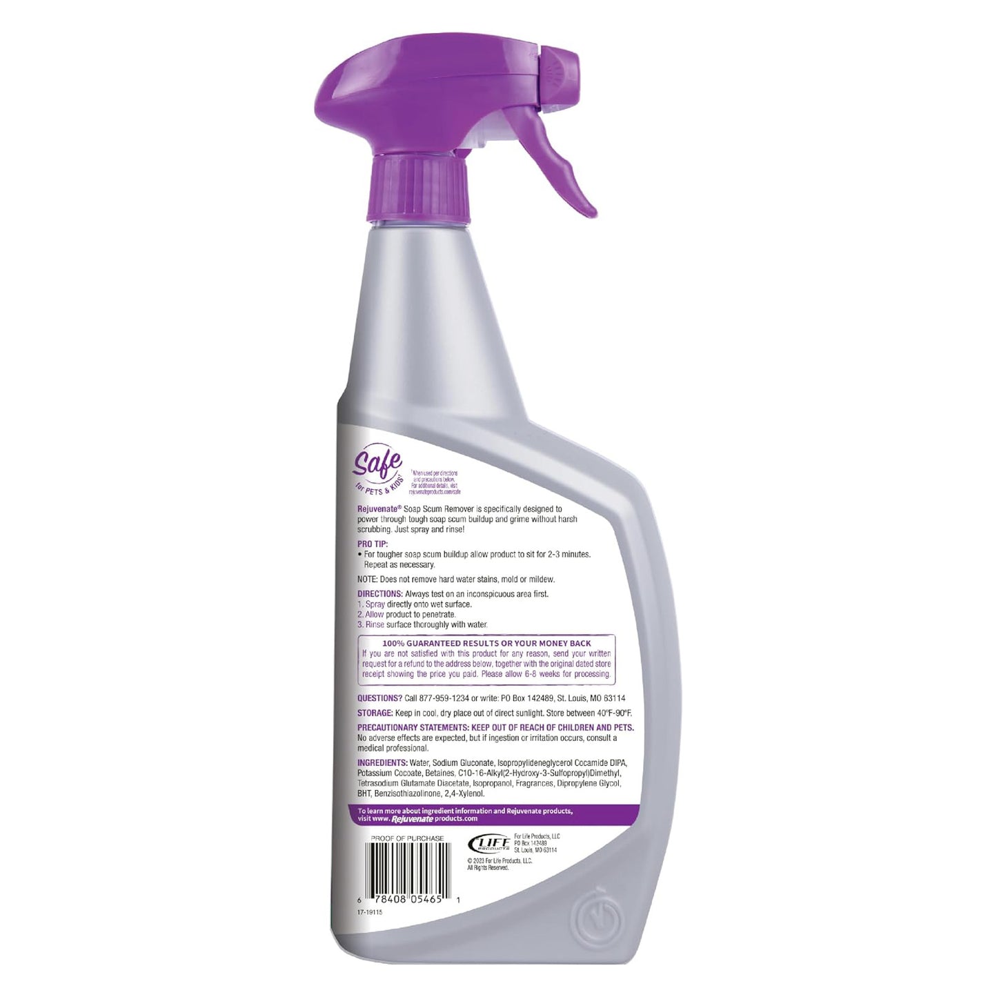 Rejuvenate 리쥬비네이트 비누때 제거제 - 946mL (32 fl oz)