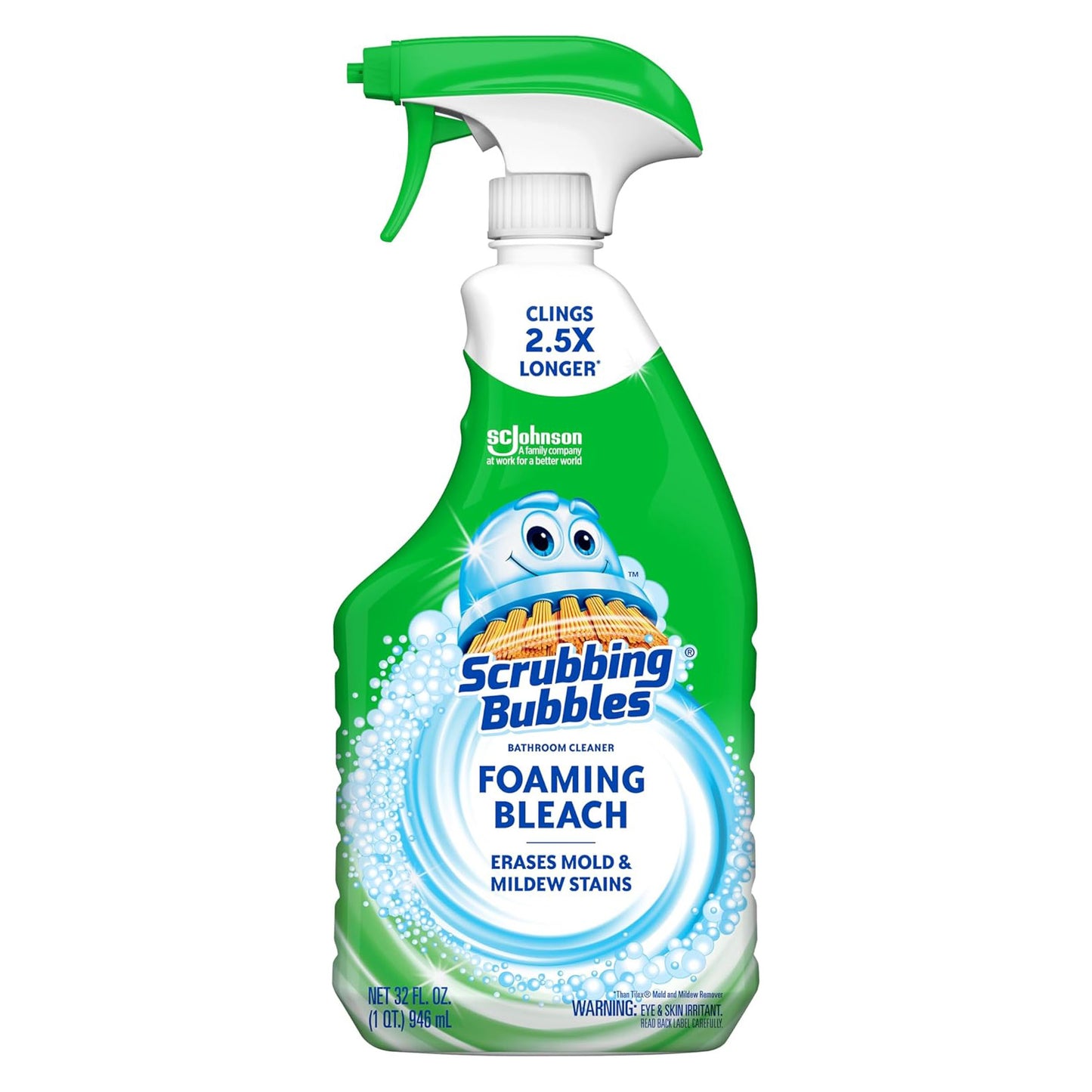 Scrubbing Bubbles 스크러빙 버블스 폼 표백 욕실·샤워 클리너 - 946mL (32 fl oz)