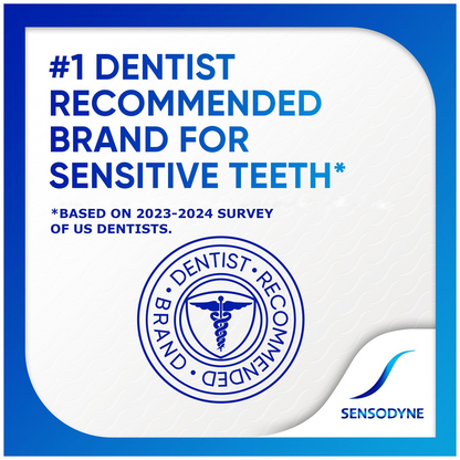 Sensodyne Repair & Protect for Sensitive Teeth Toothpaste — Family 5-Pack, Stannous Fluoride Formula (5 × 3.4 oz)