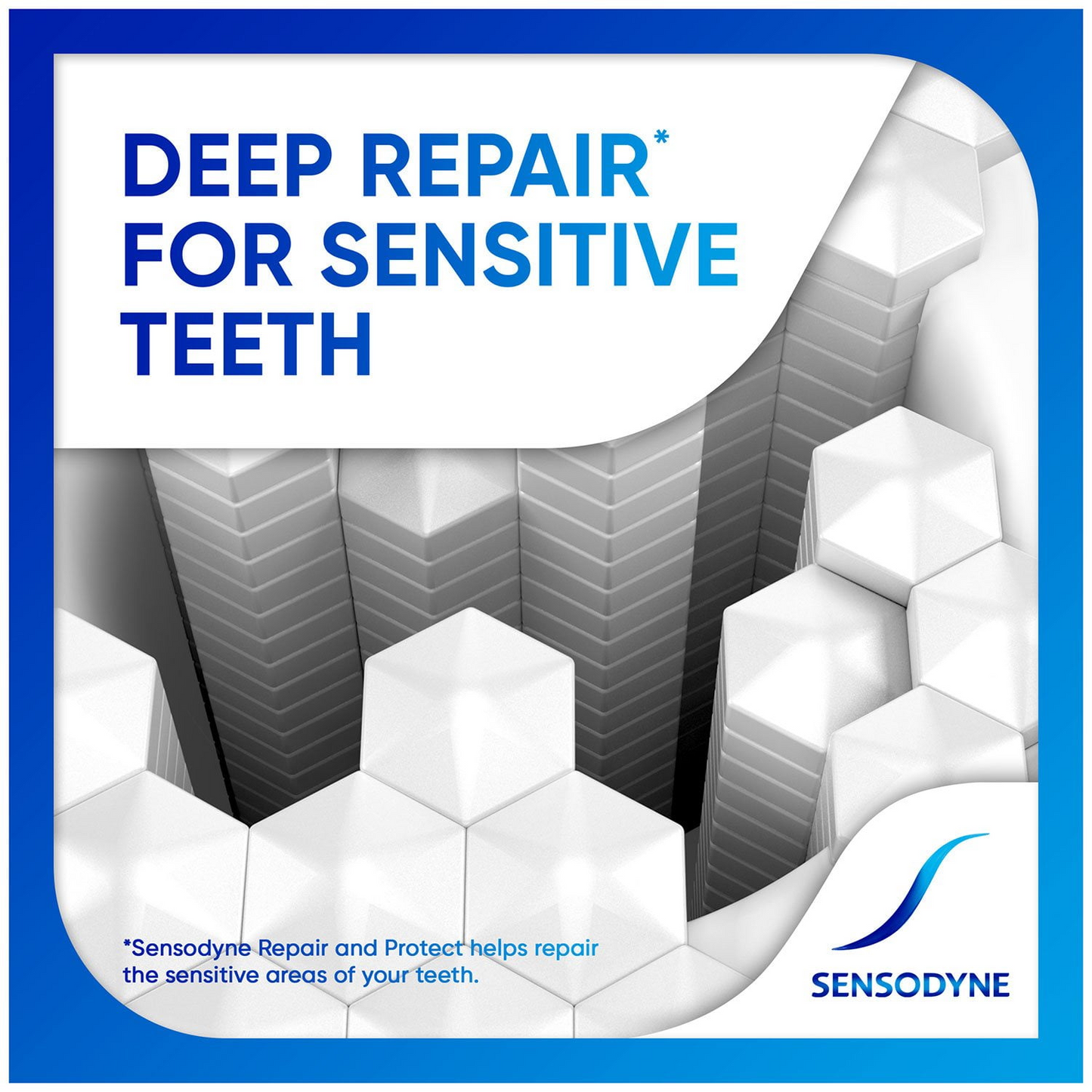 Sensodyne Repair & Protect for Sensitive Teeth Toothpaste — Family 5-Pack, Stannous Fluoride Formula (5 × 3.4 oz)