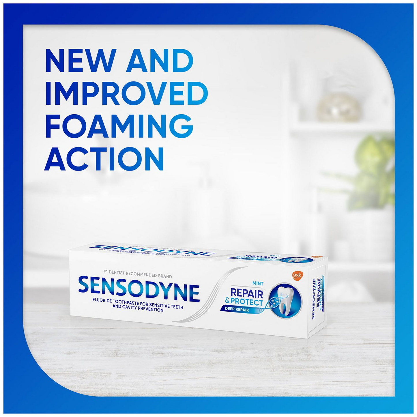 Sensodyne Repair & Protect for Sensitive Teeth Toothpaste — Family 5-Pack, Stannous Fluoride Formula (5 × 3.4 oz)