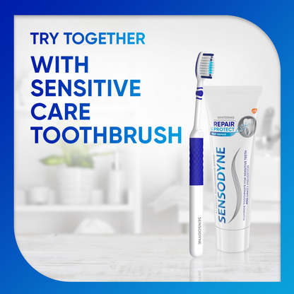 Sensodyne 센소다인 리페어 앤 프로텍트 화이트닝 시린이용 치약 딥 리페어·불화제일주석 (3.4 oz / 96.4g)