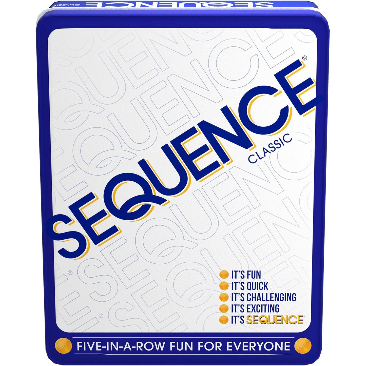Sequence in a Tin — Five-in-a-Row Family Board Game