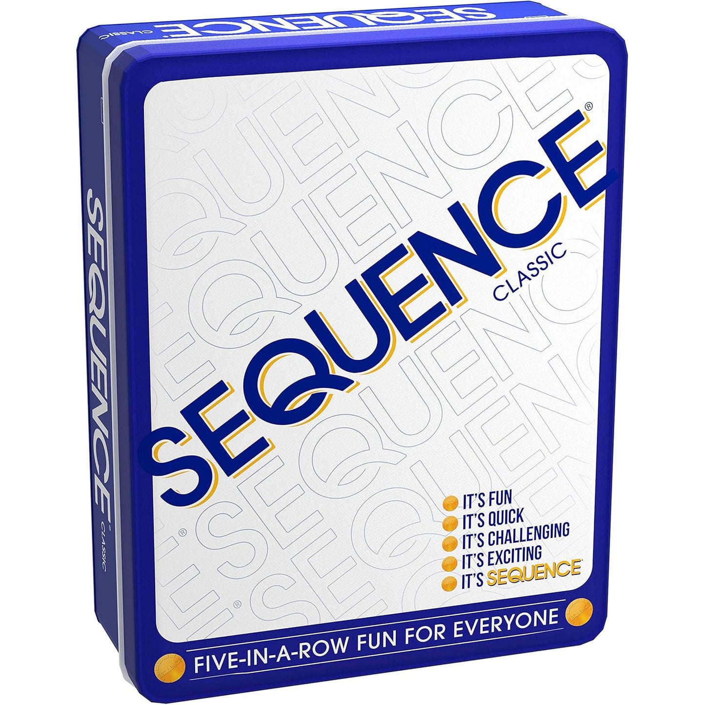 Sequence in a Tin — Five-in-a-Row Family Board Game