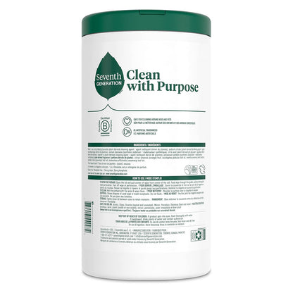 Seventh Generation Multi-Surface Wipes - Garden Mint - 70 Wipes × 3 Packs