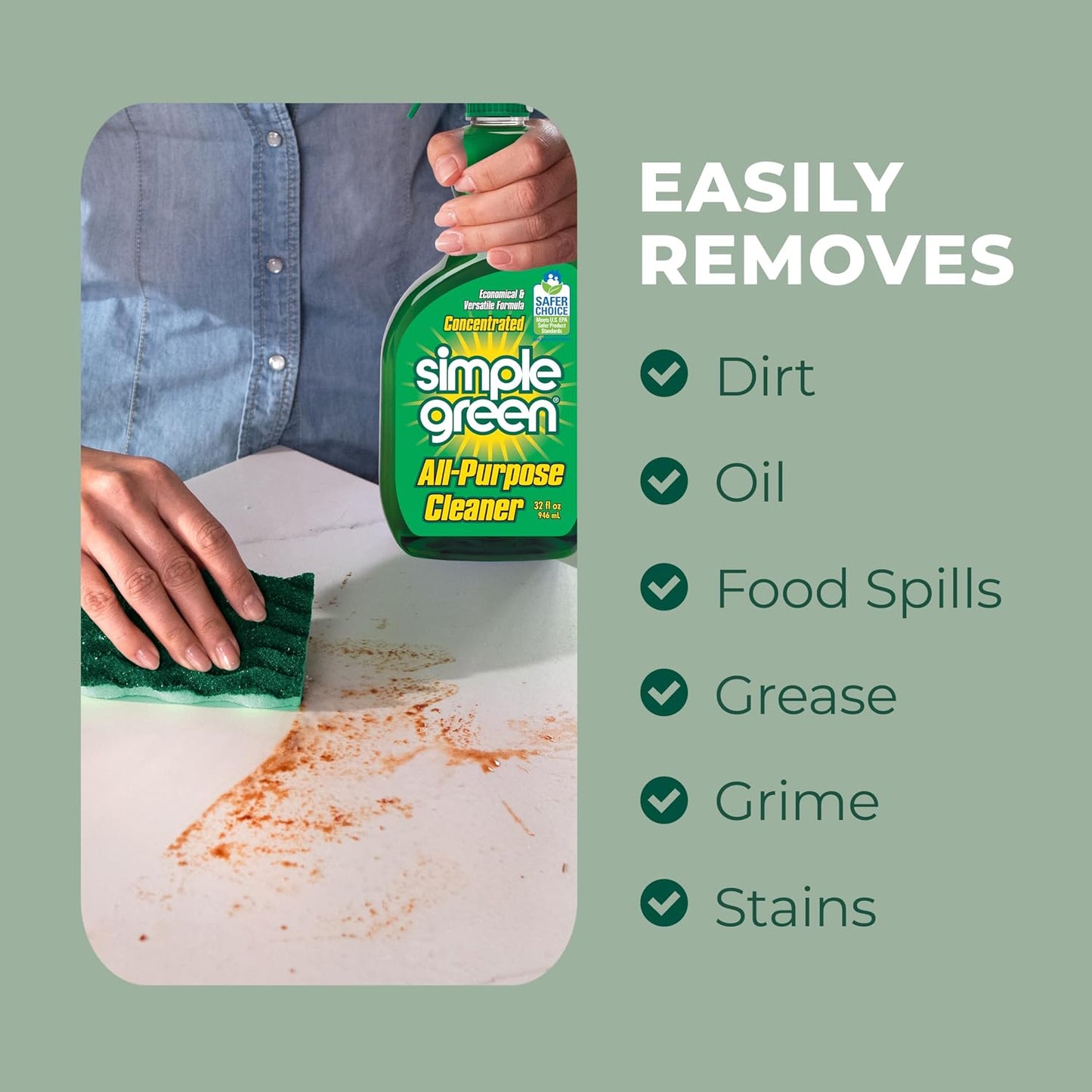 Simple Green 심플그린 다목적 세정제 - 오리지널 - 946mL (32 fl oz) × 3개