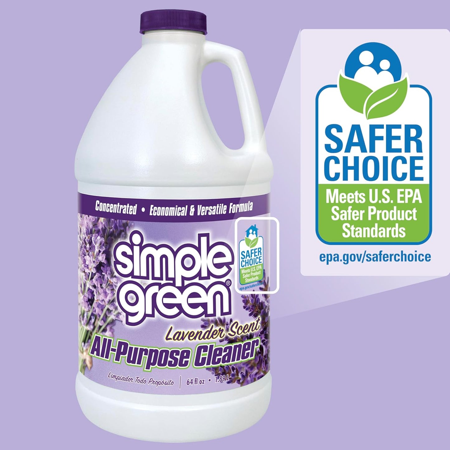 Simple Green 심플그린 다목적 세정제 - 라벤더 - 1893mL (64 fl oz)