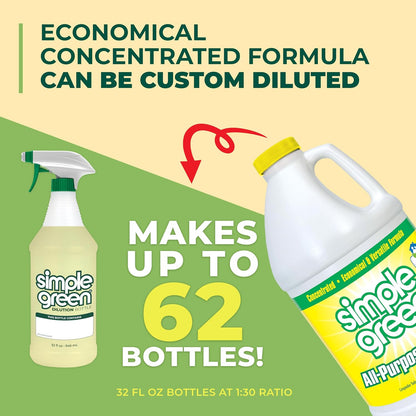 Simple Green 심플그린 다목적 세정제 - 레몬 - 1893mL (64 fl oz)