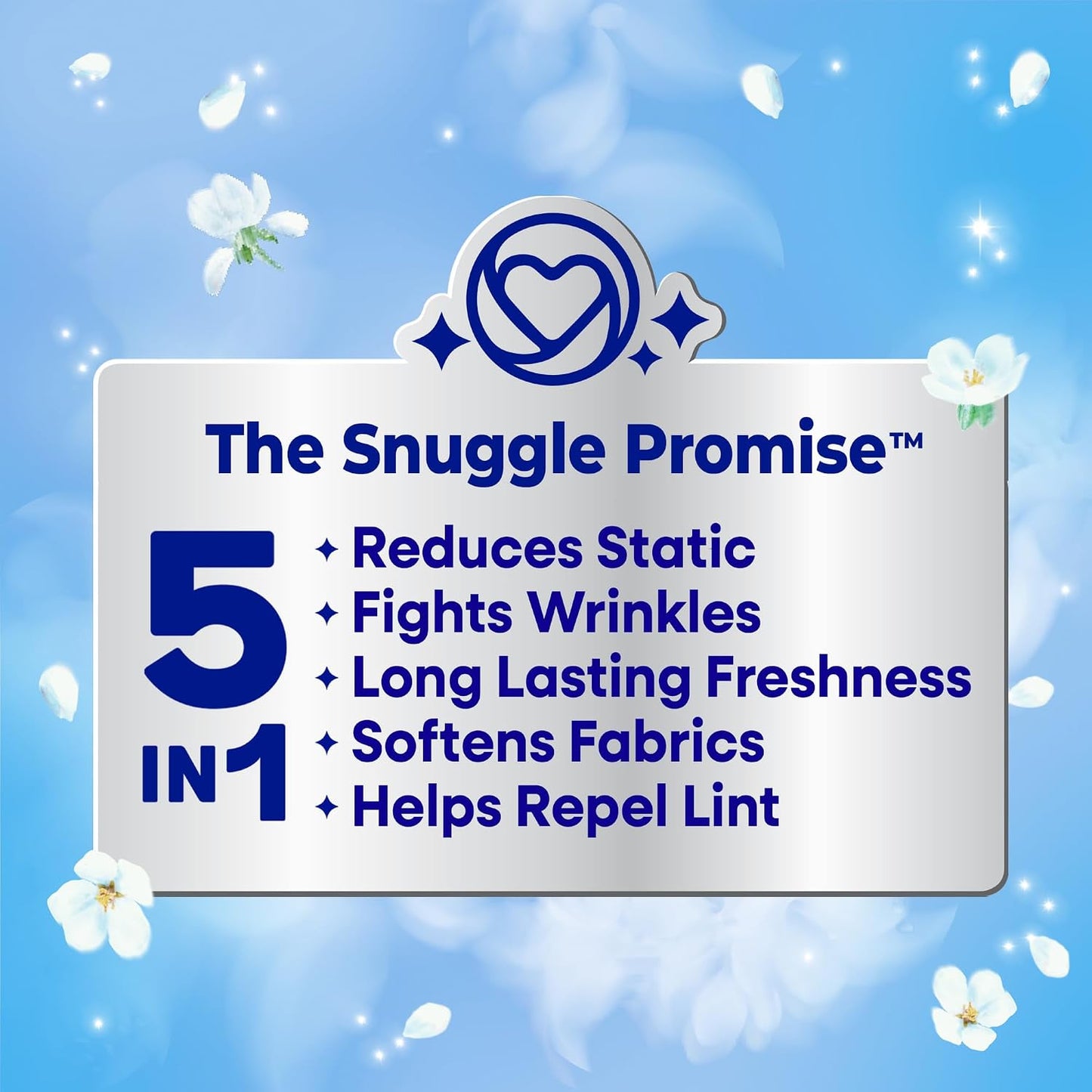 Snuggle Dryer Sheets - Blue Sparkle - 230 Sheets