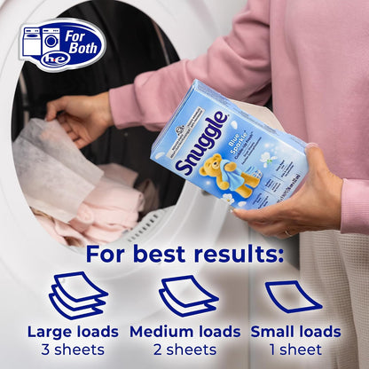 Snuggle Dryer Sheets - Blue Sparkle - 230 Sheets