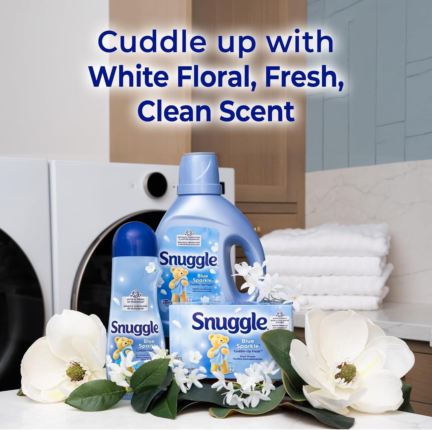 Snuggle Dryer Sheets - Blue Sparkle - 230 Sheets