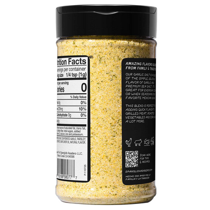 Spanglish Asadero 스팽글리시 아사데로 갈릭솔트 시즈닝 - 9.5 oz