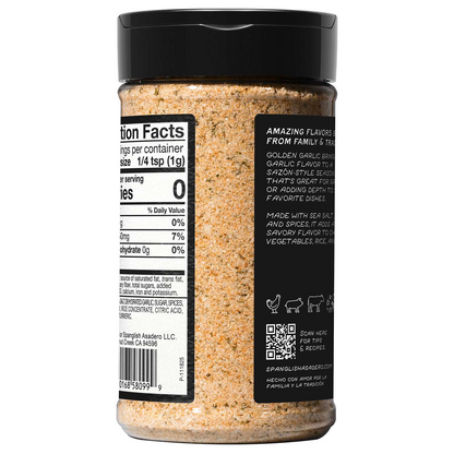 Spanglish Asadero Golden Garlic Seasoning - 9.2 oz