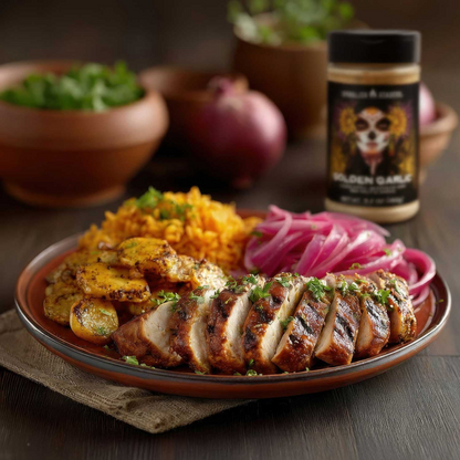 Spanglish Asadero Golden Garlic Seasoning - 9.2 oz