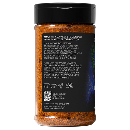 Spanglish Asadero 스팽글리시 아사데로 란체로 스테이크 시즈닝 - 8.1 oz