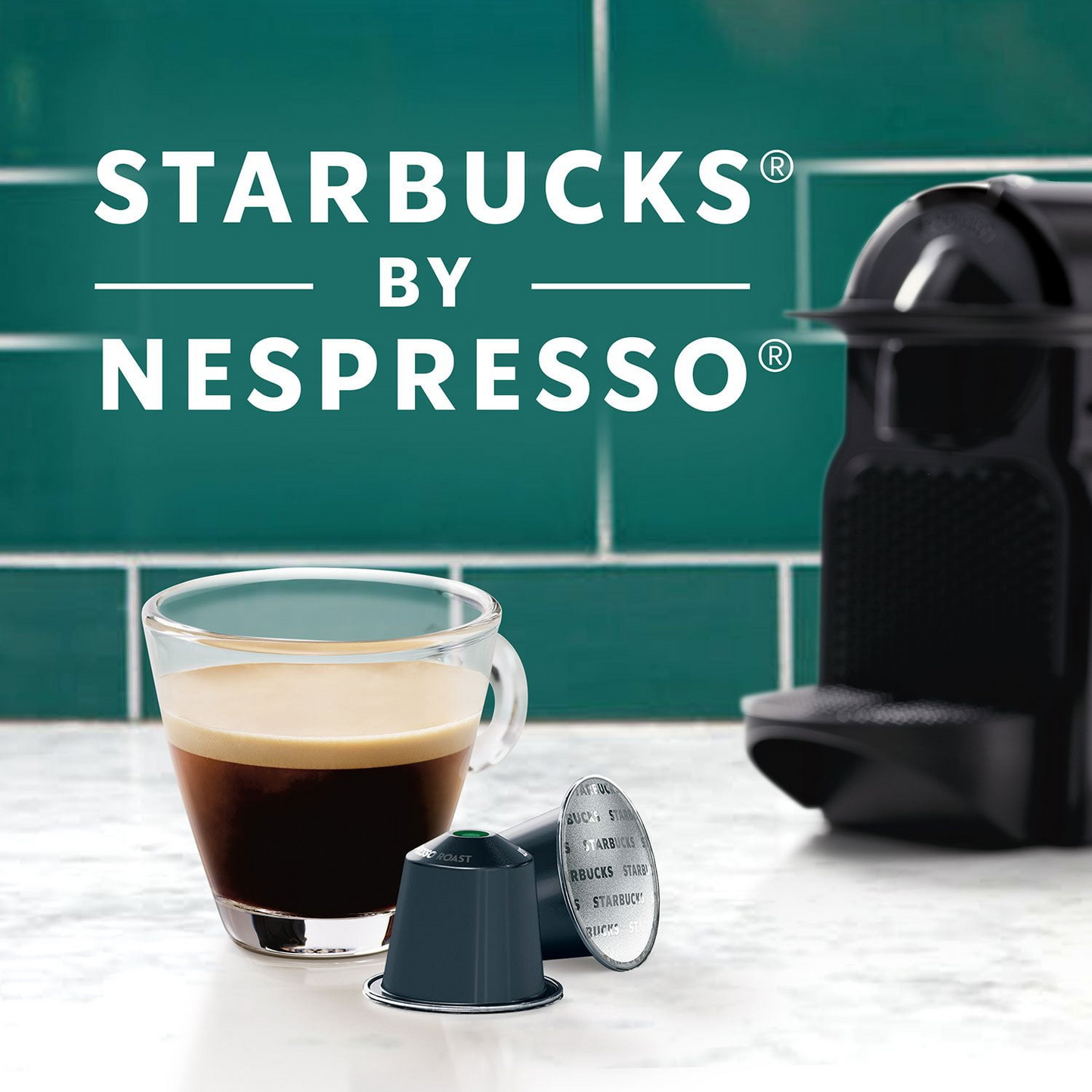 Starbucks by Nespresso Decaf Dark Roast Espresso Capsules (Nespresso Original) - 60 ct