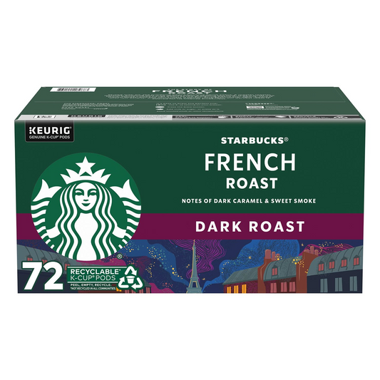 Starbucks French Roast Dark Roast Pods (K-Cup) - 72 ct