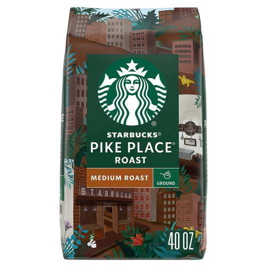Starbucks Pike Place Medium Roast Ground Coffee - 40 oz (1134g)