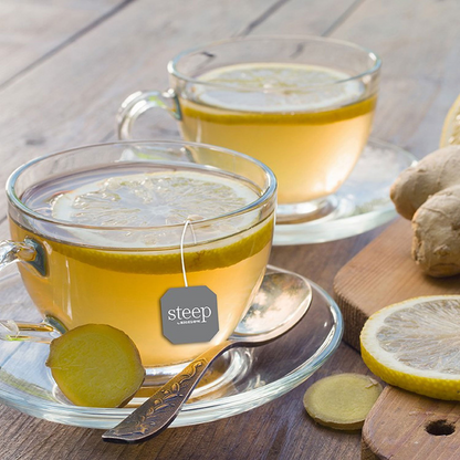 steep by Bigelow Lemon Ginger Herbal Tea Bags - 60 ct