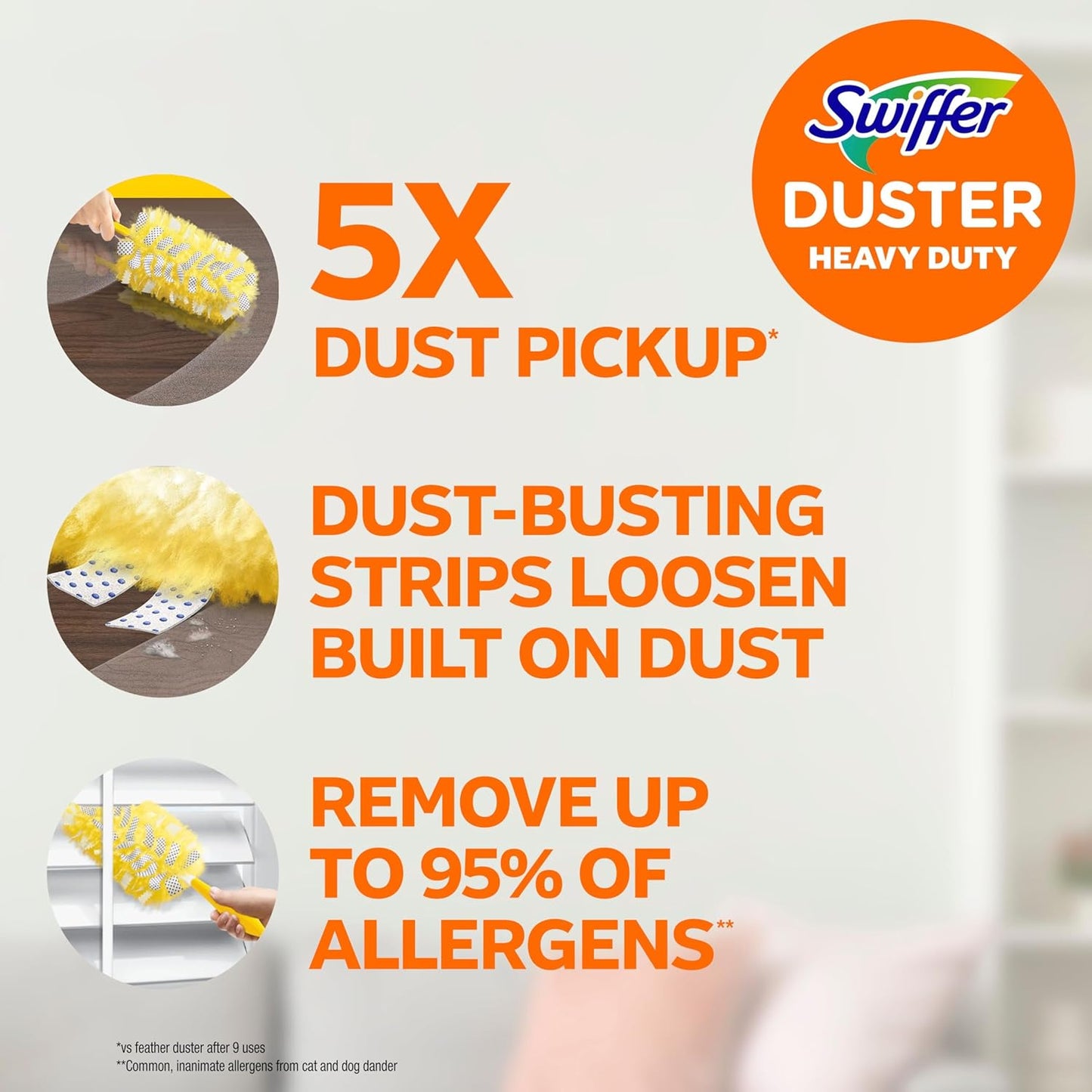Swiffer 스위퍼 헤비듀티 다목적 더스터 리필 - 무향 - 11개입