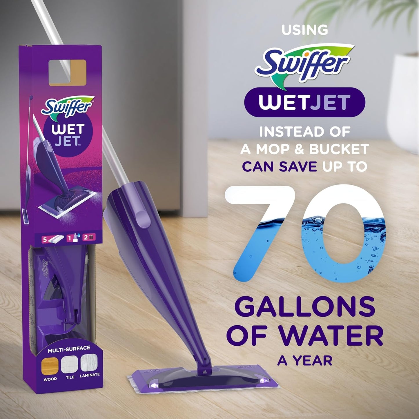 Swiffer 스위퍼 웻젯 스프레이 맙 스타터 키트