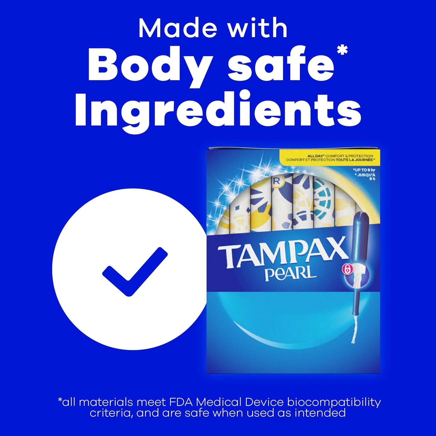 Tampax Pearl Tampons - Light Absorbency - Unscented - 100 Count
