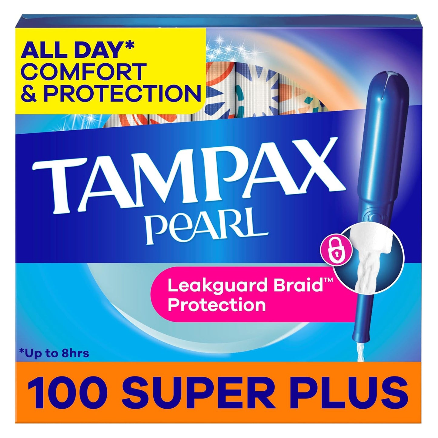 Tampax Pearl Tampons - Super Plus Absorbency - Unscented - 100 Count