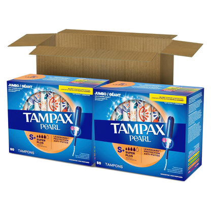 Tampax Pearl Tampons - Super Plus Absorbency - Unscented - 100 Count