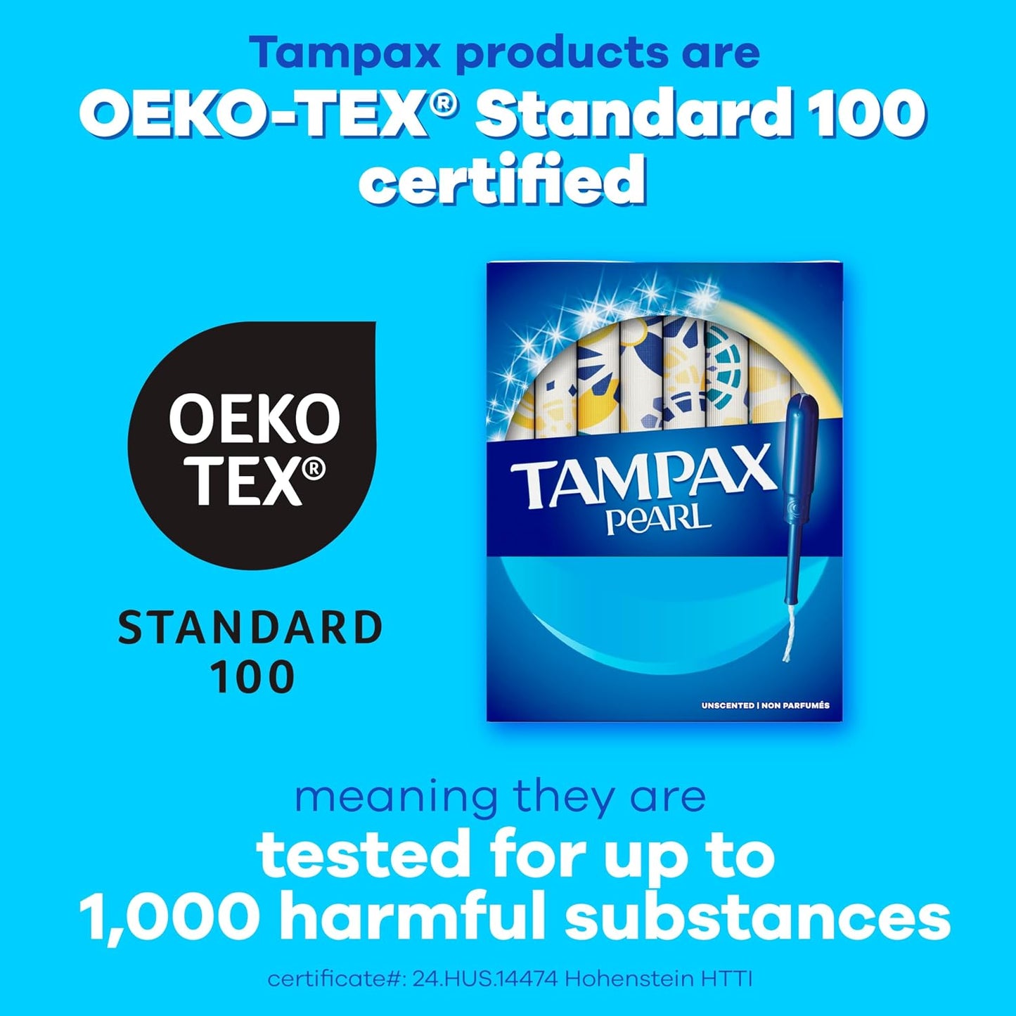 Tampax 탐팩스 펄 탐폰 - 울트라 - 무향 - 60개입