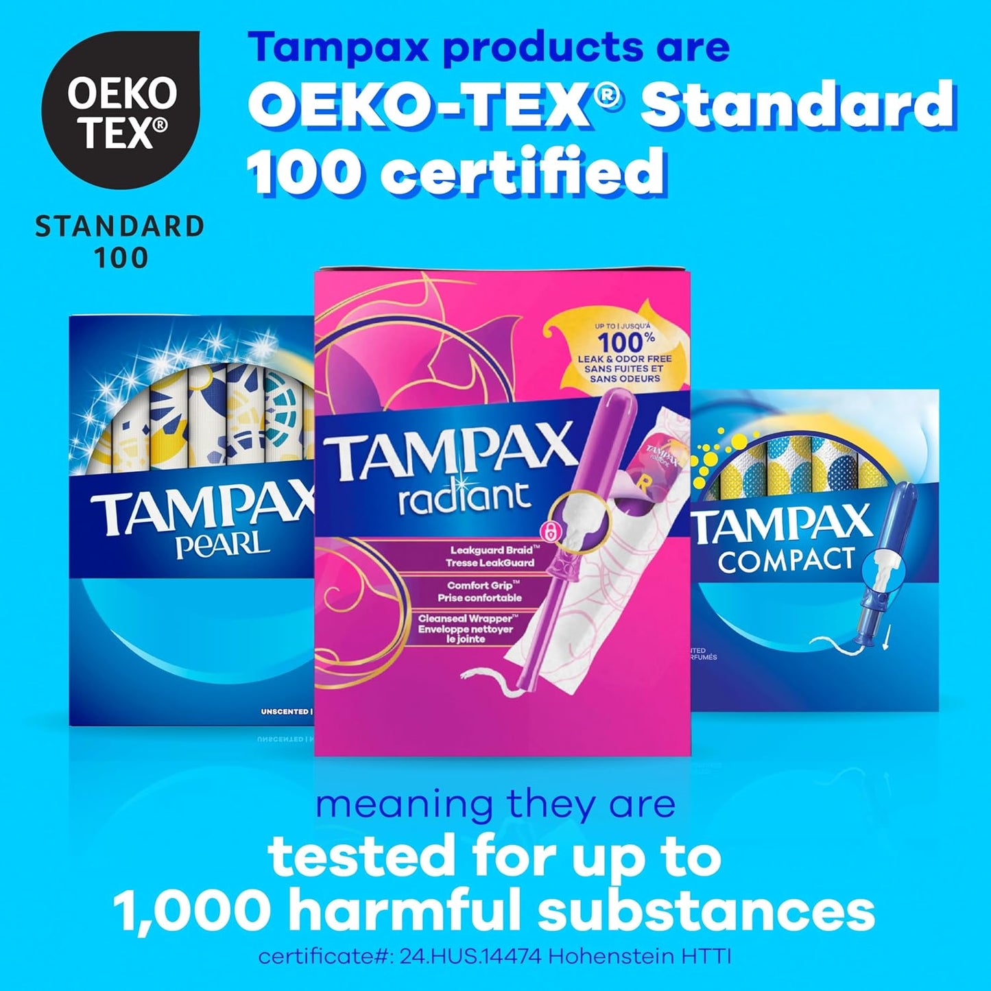 Tampax 탐팩스 펄 탐폰 - 울트라 - 무향 - 60개입