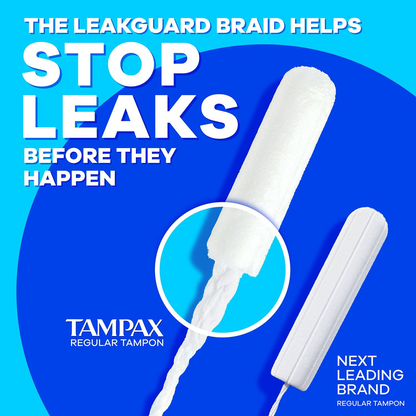 Tampax 탐팩스 펄 트리오 팩 — Regular, Super, Super Plus 탐폰