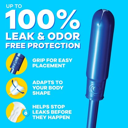 Tampax 탐팩스 펄 트리오 팩 — Regular, Super, Super Plus 탐폰