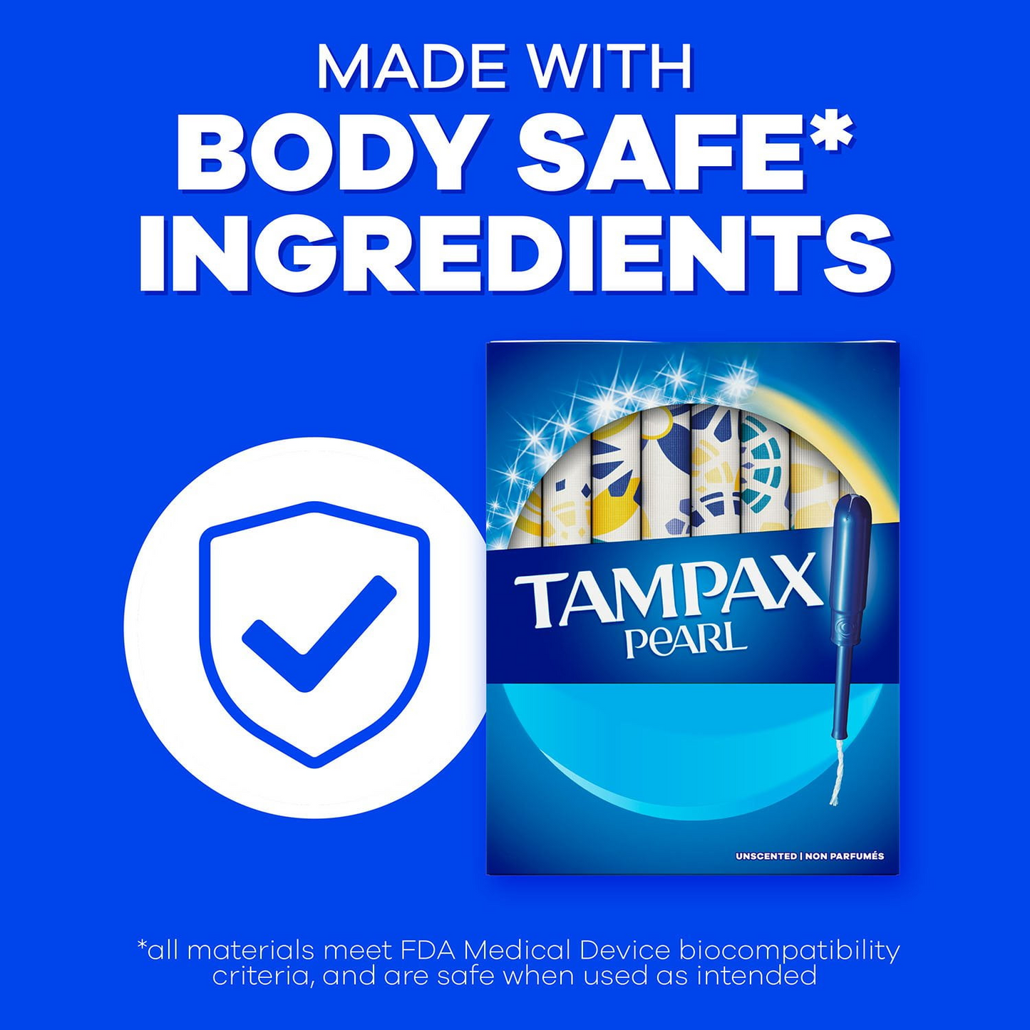 Tampax 탐팩스 펄 트리오 팩 — Regular, Super, Super Plus 탐폰
