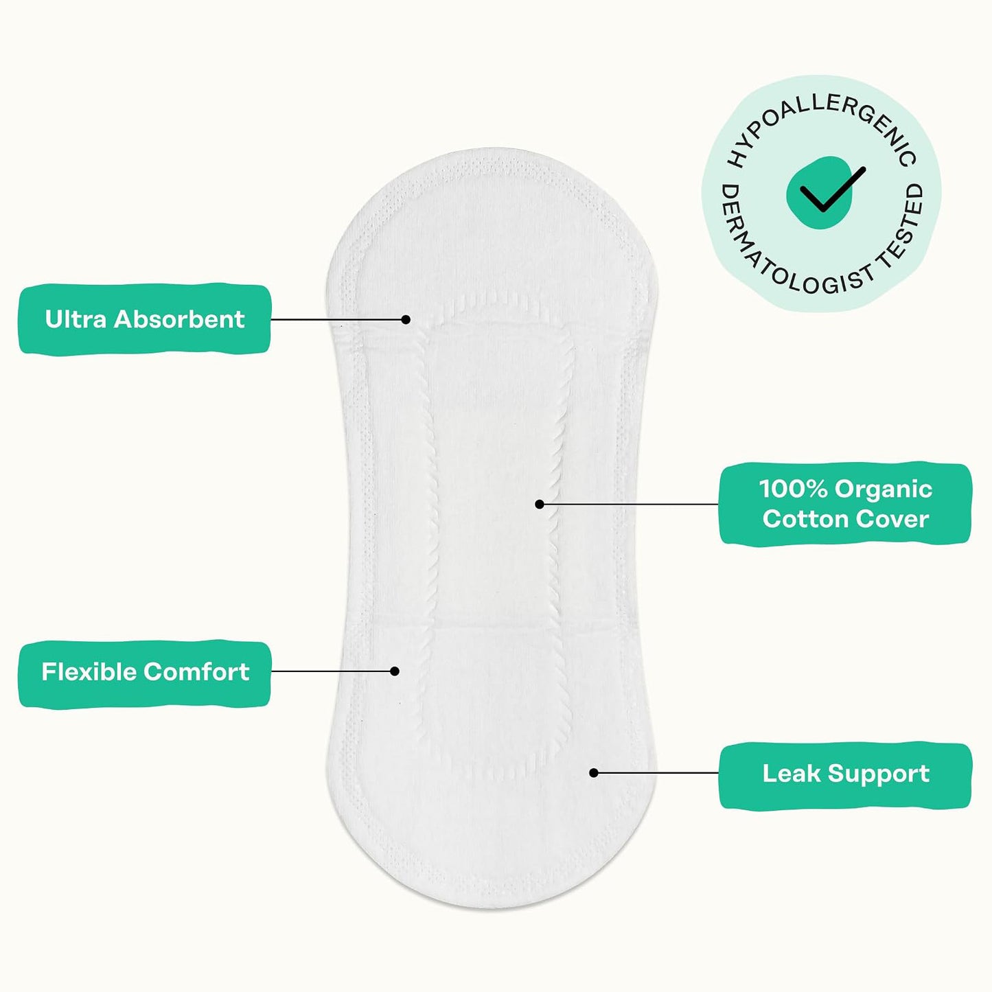 The Honey Pot Company Cooling Herbal Panty Liners - Regular - 30 Count