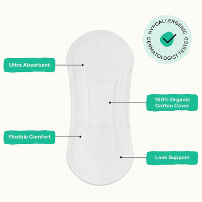 The Honey Pot Company Cooling Herbal Panty Liners - Regular - 30 Count