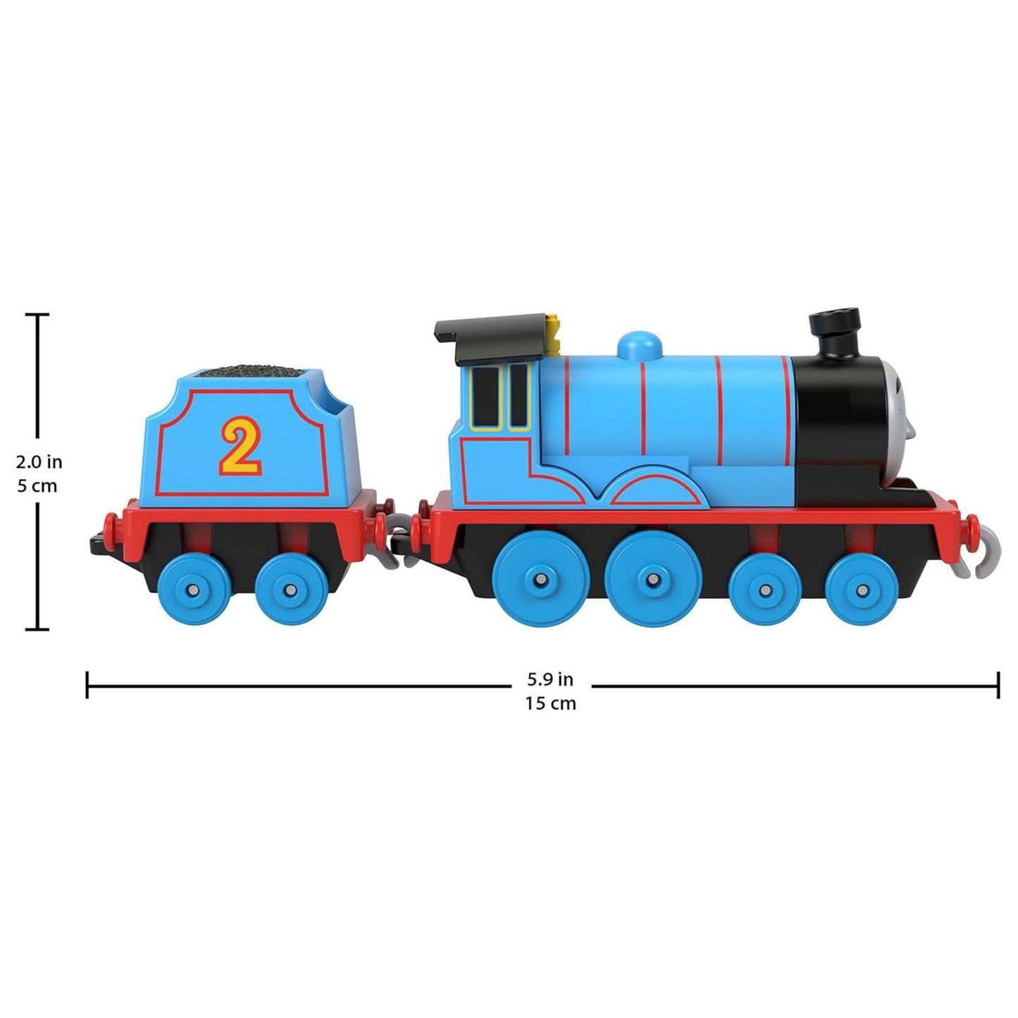 Thomas & Friends 토마스 앤 프렌즈 다이캐스트 에드워드 푸시-얼롱 엔진 + 텐더 (3세 이상)