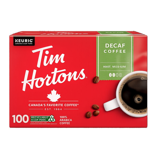 Tim Hortons Decaf Original Medium Roast Pods (K-Cup) - 100 ct
