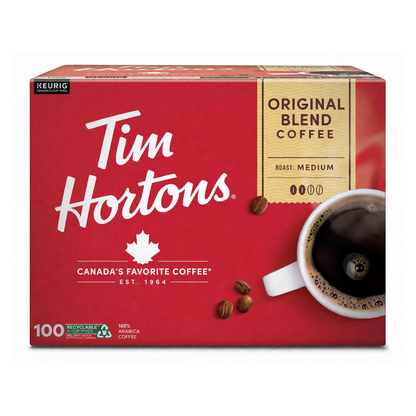 Tim Hortons 팀홀튼 오리지널 블렌드 미디엄 로스트 팟 (K-컵) - 100개입