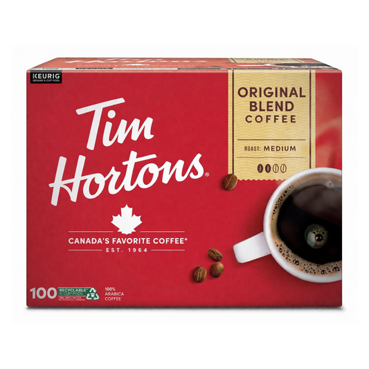 Tim Hortons Original Blend Medium Roast Pods (K-Cup) - 100 ct