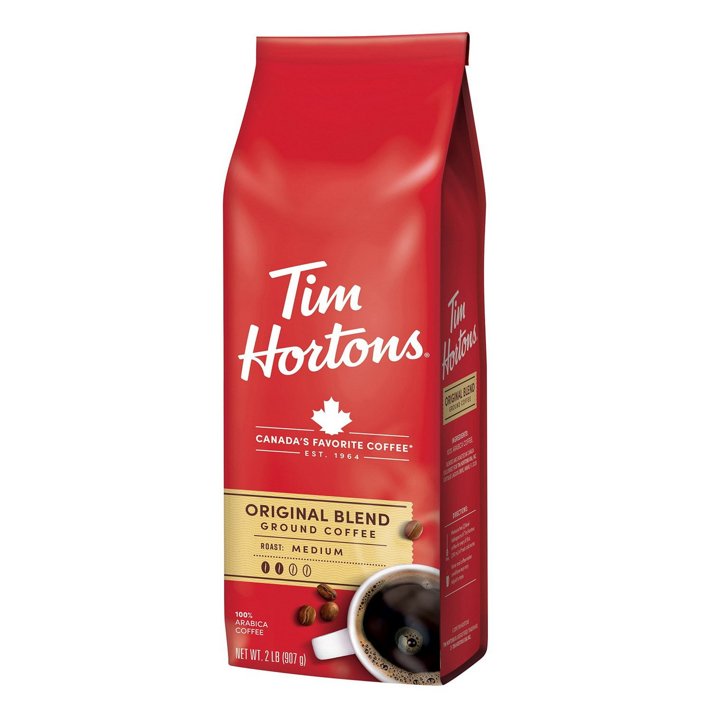 Tim Hortons Original Blend Medium Roast Ground Coffee - 32 oz (907g)