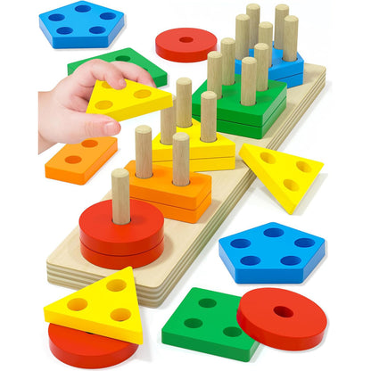 Tonberless Montessori Toddler Toy Set — Sensory Activity for Ages 1-3