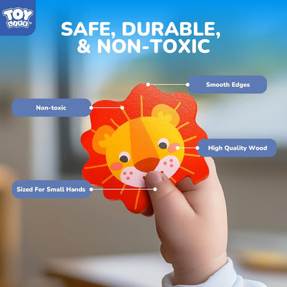 TOY Life 토이 라이프 원목 토들러 몬테소리 퍼즐 세트 (2-4세)