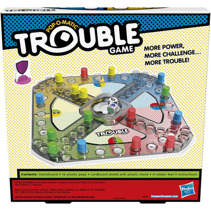 Hasbro Gaming Trouble Pop-O-Matic Board Game