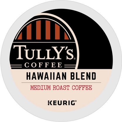 Tully's Hawaiian Blend Medium Roast Pods (K-Cup) - 80 ct