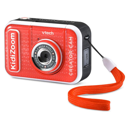 VTech 브이텍 키디줌 크리에이터 캠 HD 동영상 카메라 그린 스크린·이펙트·삼각대 (5-12세)
